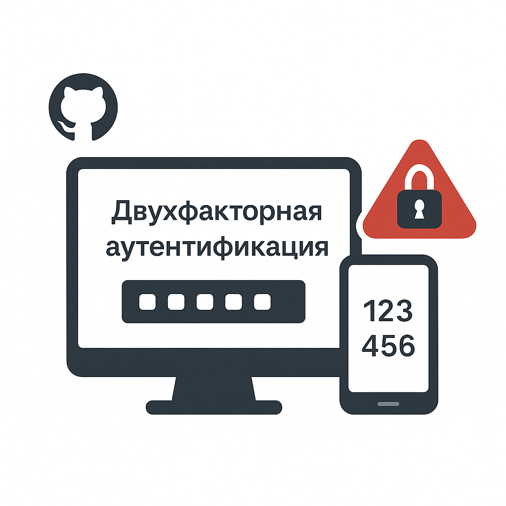  Проблема с двухфакторной аутентификацией GitHub